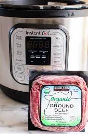 Instant pot will beep and display will say off. Instant Pot Frozen Ground Beef Or Turkey Ifoodreal Com