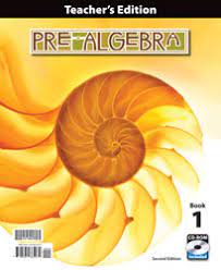 All parts are copyrighted c 2009 in the name of the department of mathematics. Pre Algebra Teacher S Edition With Cd 2nd Ed 2 Vols Bju Press