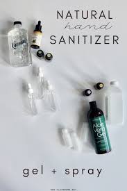 diy natural hand sanitizer spray
