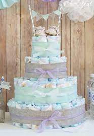Rustic Glam Baby Shower Plus Make A Diaper Cake Baby Shower Diapers Baby Shower Diaper Cake Baby Shower Diy