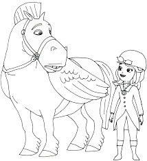 Robin from sofia the first. Sofia The First Coloring Pages Birthday Printable