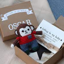 Personalised Baby Keepsake Box With Pocket Animal Toy By Attic Notonthehighstreet Com