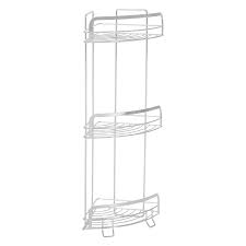The suction cups provide stability so your shower caddy won't swing or sway. Corner Shower Caddy