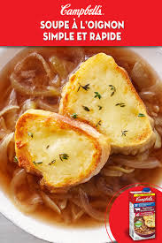 Soupe A L Oignon Simple Et Rapide Cuisinez Avec Campbells Recipe French Onion Soup Easy French Onion Soup French Onion Soup Recipe