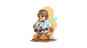 Luke skywalker is a fictional character and the main protagonist of the original film trilogy of the star wars franchise created by george lucas.portrayed by mark hamill, luke first appeared in star wars (1977), and he returned in the empire strikes back (1980) and return of the jedi (1983). Download Wallpaper Star Wars Luke Skywalker Derek Laufman Section Minimalism In Resolution 1920x1080