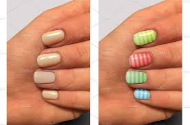 Photorealistic Nails Art Mockups Christmas Nails Christmas Nails Diy Christmas Nail Stickers