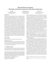 Pdf Beyond News Content The Role Of Social Context For Fake News Detection Logged in users can view full social security numbers and can save their fake names to use later. social context for fake news detection