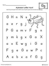 Alphabet Letter Hunt Letter G Worksheet Alphabet Letter Hunt Letter G Worksheets Lettering Alphabet