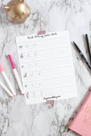 Free Faux Calligraphy Practice Sheets By Amanda Kay Just pick your preferred style from the listed above and start to practice with the exercise sheets.