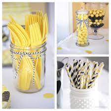 Black And Yellow Baby Shower In 2020 Bee Baby Shower Theme Bee Baby Shower Baby Shower Yellow