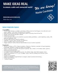 Finden sie aktuelle hosen in schwarz jetzt online bei anson's! Rohde Schwarz Career Fair Usm Engineering Campus Facebook