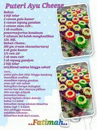 Untuk 1 adunan kuih ni boleh dapat lebih kurang 36 biji. Resepi Kuih Puteri Ayu Azlina Ina