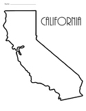 To get tips for driving along the coast and a big list of things you can do along the way, use the map guide to the california coast. California Map Outline Worksheets Teachers Pay Teachers