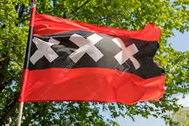 Bandera Oficial De La Ciudad De Ámsterdam Tres X Fotos, retratos, imágenes  y fotografía de archivo libres de derecho. Image 145745356