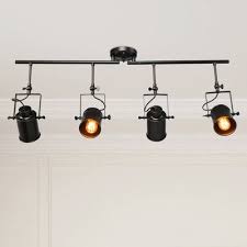 Lnchome Split Rail 4 Light Track Kit Wayfair In 2020 Track Lighting Track Lighting Kits Industrial Track Lighting
