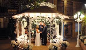 Las Vegas Outside Weddings Evening Outdoor Gazebo Weddings Gazebo Wedding Las Vegas Wedding Chapel Las Vegas Weddings