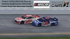 Can't wait to host @nascar's after the lap w/ @rutledgewood dec 3rd! Project Cars 3 Nascar Race At Daytona Road Course 2016 Ford Fusion Stock Car Awesome Finish Youtube