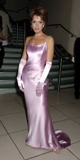Long Satin Dress Satin Dress Long Pink Satin Dress Silk Dress Long