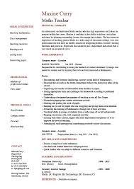 5 of the best teacher resume templates (from envato elements) our premium templates are better than any teacher resume template free to download out there. Maths Teacher Cv Pdf June 2021