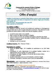 Offre d'emploi cap petite enfance. Offre D Emploi Ccom Site Officiel De Malain