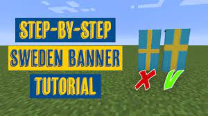 How to make a swedish flag as a banner on Minecraft – Plekter Builds