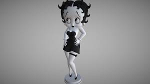 Betty started out in the 1930's as a dog character without a name. Betty Boop Download Free 3d Model By Everton Bohnenberger Bohnen 3614cbb