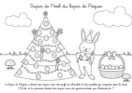 Sapin De Noel Du Lapin De Paques Coloriage Notrefamille Lapin De Paques Coloriage Noel Coloriage