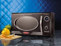 Retro Microwave Nostalgia Electrics Retro Nostalgia Electrics Black Microwave