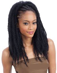 My first reaction is that this hair texture has the most natural look (more than marley hair), but the texture is not a soft texture. Freetress Equal Drawstring Ponytail Jamaican Twist Marley Braids Styles Cool Braid Hairstyles Braided Hairstyles