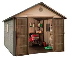 Online shopping for storage sheds from a great selection at patio, lawn & garden store. Amazon Com Lifetime 6433 11 By 11 Foot Outdoor Storage Shed With Windows Patio Lawn Amp Garden Outdoor Storage Sheds Garden Tool Shed Shed Homes