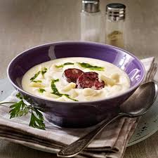 Petersilienwurzel Suppchen Mit Gebratener Blutwurst Und Petersilienol Rezept Lecker