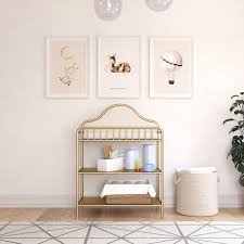 Piper Metal Changing Table In 2020 Changing Table Iron Furniture Metal Crib