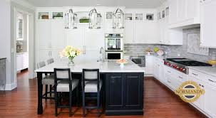 Glass kitchen cabinets & cupboards. Rule Of Thumb For Stacked Kitchen Cabinets Normandy Remodeling