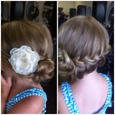 Flower Girl Hair Junior Bridesmaid Hair Pageant Hair Little Girl Hairstyles