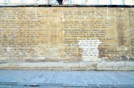 Here Is A Nice Change From The Usual Graffiti Le Bateau Ivre The Drunken Boat A Famous Poem By French Poet Arthur Rimbaud That Famous Poems Poetry Paris