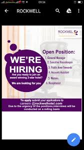 Whether it be filling ice letter, polishing a steward cover letter can do magic by boosting your career prospects. 6 Vacances At New Rockwell Hotel Waiters Receptionists Housekeepers Manager Stewards And Accountant Opportunities For Young Kenyans