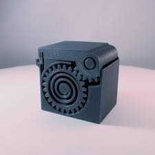 A Print In Place Spring Loaded Box 3d Model By Sunshine Turbo Cults3d 3d Printer Ul In 2020 Graphic Card 3d Printing Prints