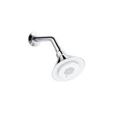 Showe Rhead With Built In Bluetooth Speaker Yes Kohler Polished Chrome Moxie Showerhead With Bluetoot Fixed Shower Heads Shower Heads Bluetooth Shower Head