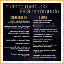 Monica Aries26 Cuando Mercurio Esta Retrogrado Evita Mercurio Carta Astral Astrologia Astrologia