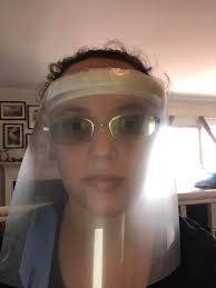 Face shield alternatives for non-3D printers