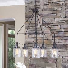 Calhoun Collection Brushed Nickel Four Light Farmhouse Bath Vanity Light Amazon Com