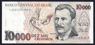 What money is called in brazil. World Banknotes Coins Pictures Old Money Foreign Currency Notes World Paper Money Museum Brazil 10000 Cruzeiros Banknote 1991 Vital Brazil