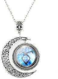 Amazon Com Moon Pendant Shadowhunters Angelic Power Rune Necklace Shadowhunters Jewelry Fashion Moon Necklace Gift Hunter Jewelry Gift Necklace Fandom Jewelry