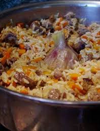 Du Sucre Du Poivre Le Plov Pilaf Ouzbek Recette De Plat Recette Riz Pilaf Cuisine Orientale