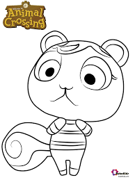 Animal crossing is a series of life simulation video games developed by nintendo ead in which the player moves into a village inhabited by anthropomorphic create your own dream island to escape to with animal crossing. Caroline Animal Crossing Coloring Page Collection Of Cartoon Coloring Pages For Teenage Printable That Y Cartoon Coloring Pages Coloring Pages Animal Crossing