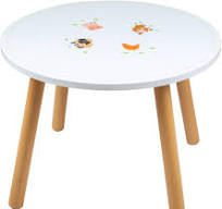 Tidlo Wooden Farm Animal Table for Nursery/Bedroom