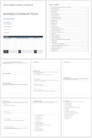 Free Business Continuity Plan Templates Smartsheet