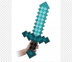 A diamond sword with sharpness v is powerful enough to kill most mobs with just a single critical hit (though this can be difficult to do, as it takes only . Thinkgeek Minecraft Next Generation Diamond Sword Thinkgeek Minecraft Foam Diamond Pickaxe Foam Larp Swords Minecraft Pickaxe Angle Video Game Weapon Png Pngwing