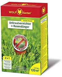 Wie das miteinander harmonieren kann, konnte ich mir vor dem kauf und der nutzung nicht vorstellen. Wolf Garten 2 In 1 Unkrautvernichter Plus Rasendunger Sq 120 3840720 Amazon De Garten
