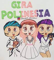 Nuevo dibujo de @platicapolinesi 💙💜💗. Los Polinesios Youtubers Pinterest Kawaii And Sugaring
